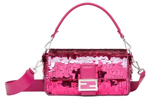 hot pink fendi baguette